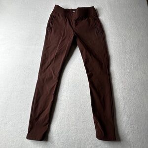Toad & Co. Size 2 Women's Brown Earthworks 5-Pocket Skinny Pant Leggings
